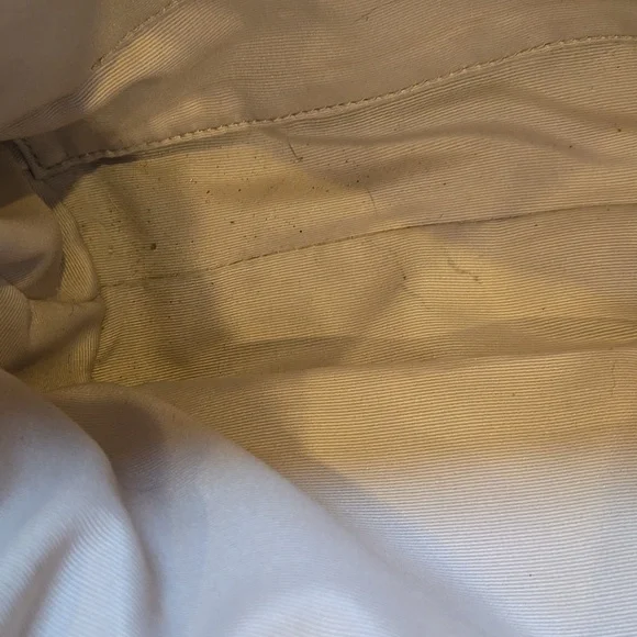 Lauren Ralph Lauren Vintage White/Tan Straw-like Shoulder Bag - Picture 16 of 16